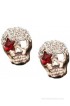 Kalaplanet Fashion Skull Shape Alloy Stud Earring